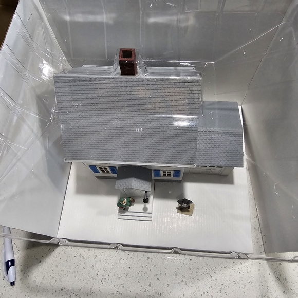 Sinatra House #6351 Train Christmas Village O-O27 Scale Original Box - Picture 12 of 17